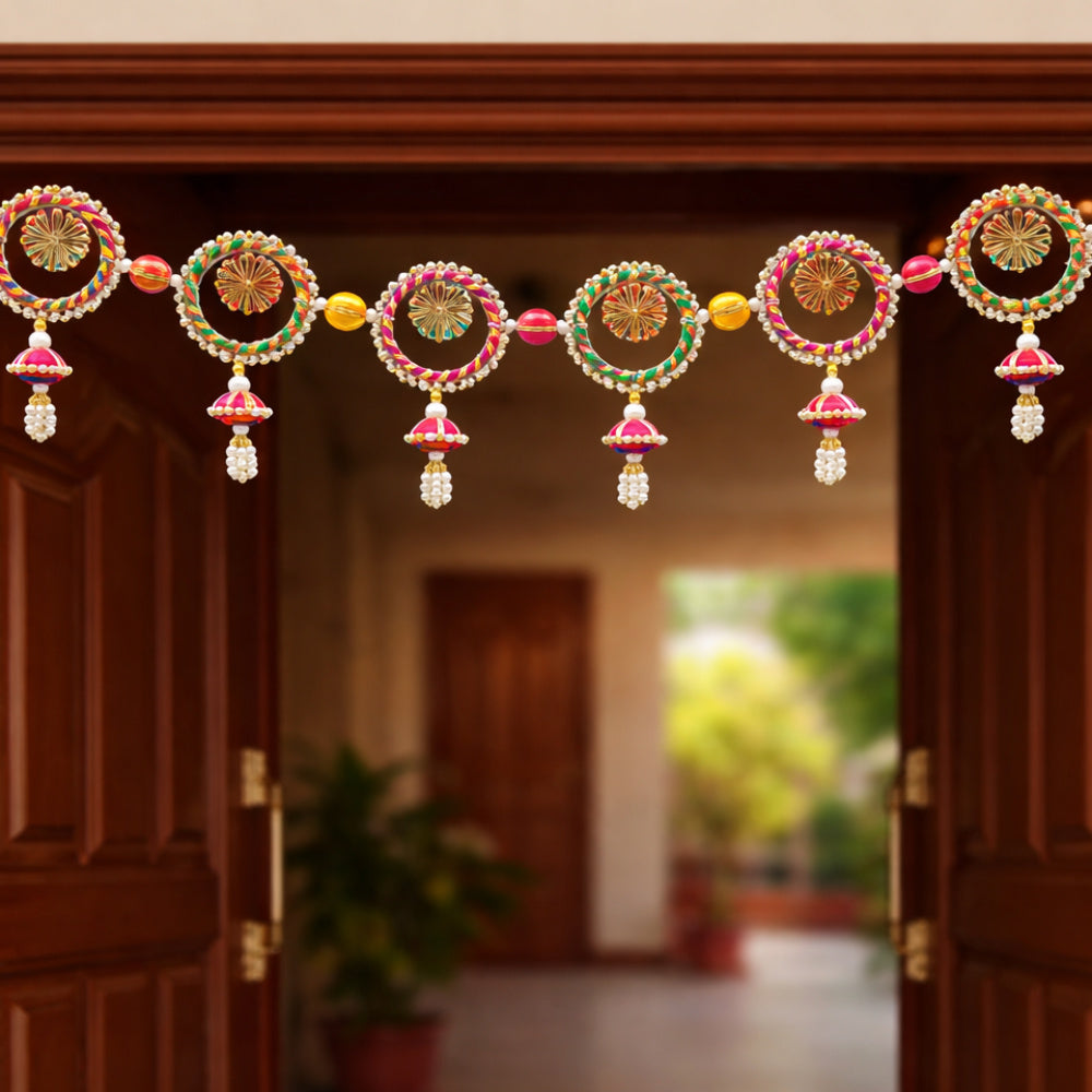 Nutts Decorative Beads Gota Bangle Bell Bandhanwar For Decoration