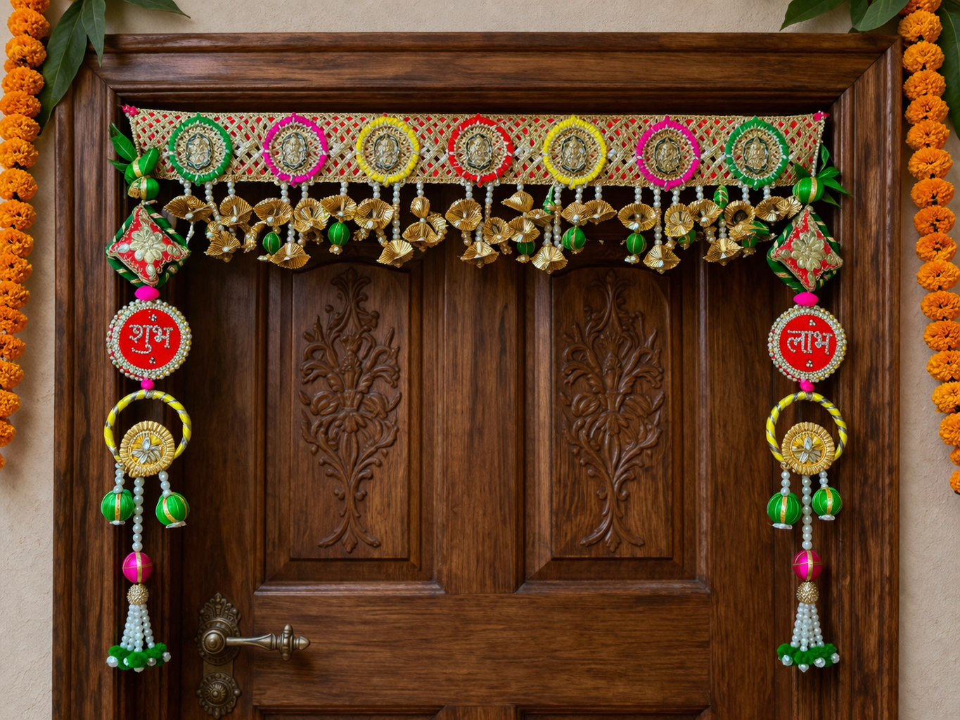 Nutts Premium Bandhanwar Toran for Festive Home Decoration
