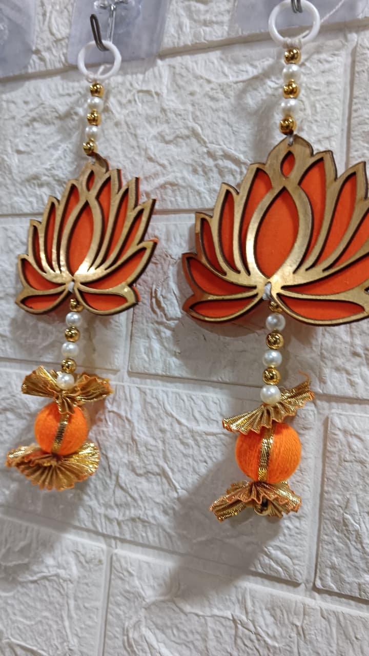 Nutts Lotus Art Hanging Stylish Wall Decor For Elegant Interiors Perfect For Living Room Bedroom And Office