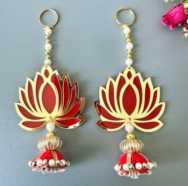 Nutts Lotus Hanging Premium Decorative Wall Accent For Modern Home Interiors