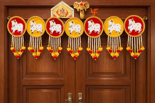 Nutts Handmade  Ethnic Bandhanwar For Home Decor