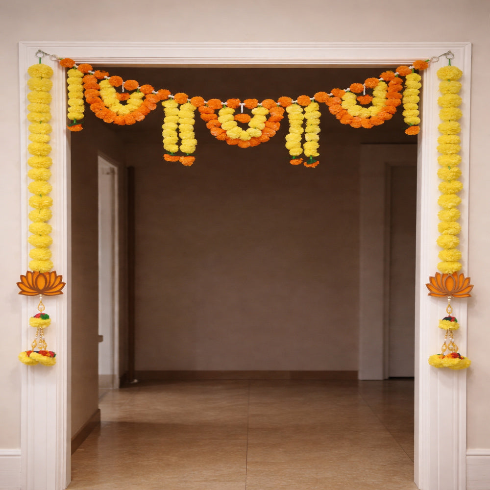 Nutts Traditional Decorative Bandhanwar for Door Entrance & Festive Home Décor