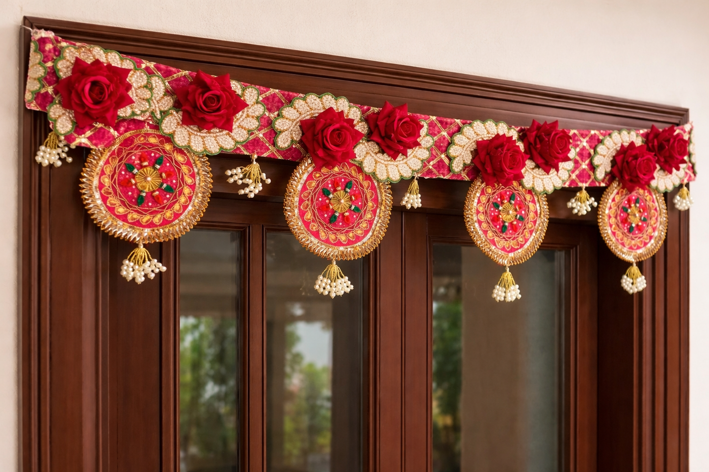 Nutts Ethnic Door Decor Bandhanwar for Festive Styling