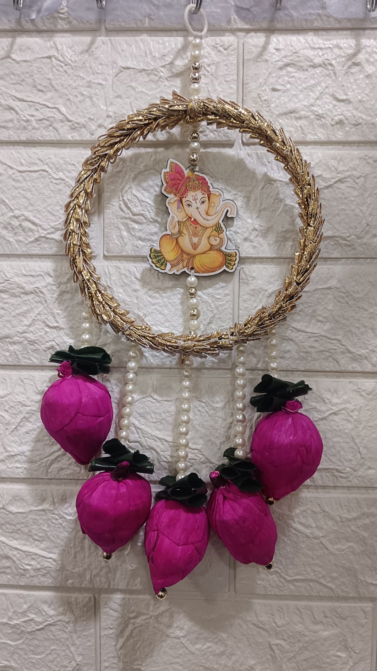 Nutts Small Hanging Decor Handmade Wall Ornament for Home Office Decoration (Pack of 2) (Small174)