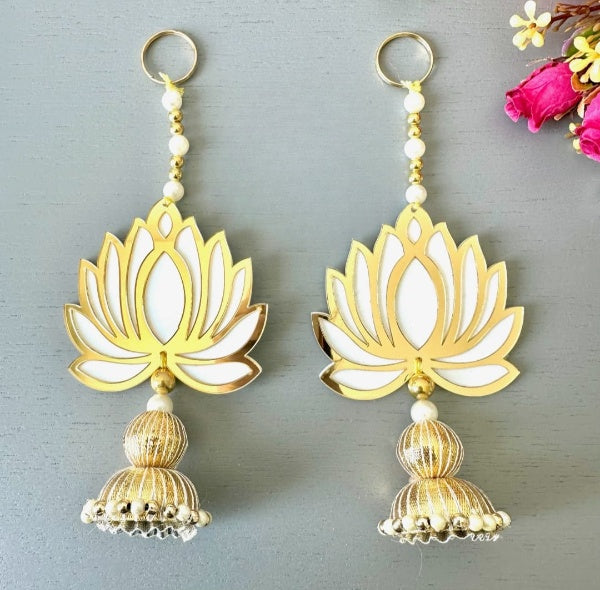 Nutts Lotus Wall Hanging Festive And Daily Home Decor For Pooja Room Use