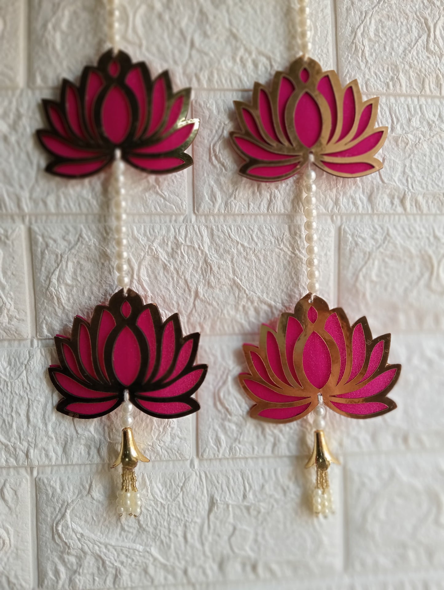 Nutts Lotus Inspired Wall Hanging Beautiful Decorative Piece For Aesthetic Homes Enhances Wall Decor With Modern And Spiritual Design Perfect For Stylish Interiors