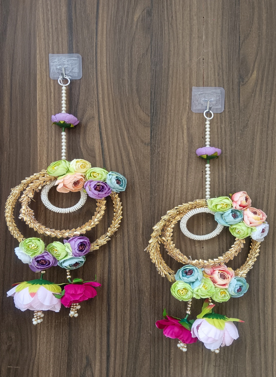 Nutts Handmader Door Hanging Decorative Latkan | Home Temple Office Festive Decor Pack of 2 (Small170)
