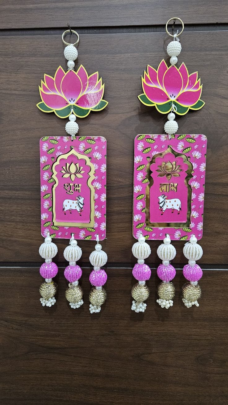 Nutts Lotus Hanging Ideal For Entrance Decoration Creates Welcoming Look With Elegant Lotus Design