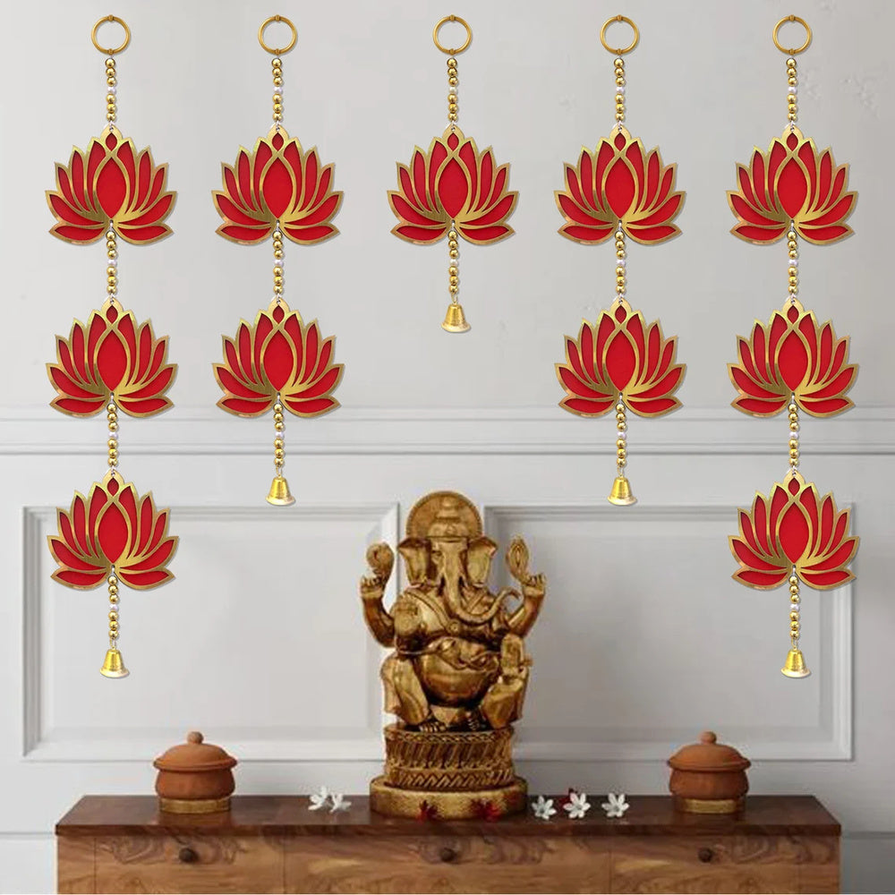 Nutts Lotus Wall Hanging Modern Wall Accent Enhances Contemporary Home Interiors Perfect For Living Room