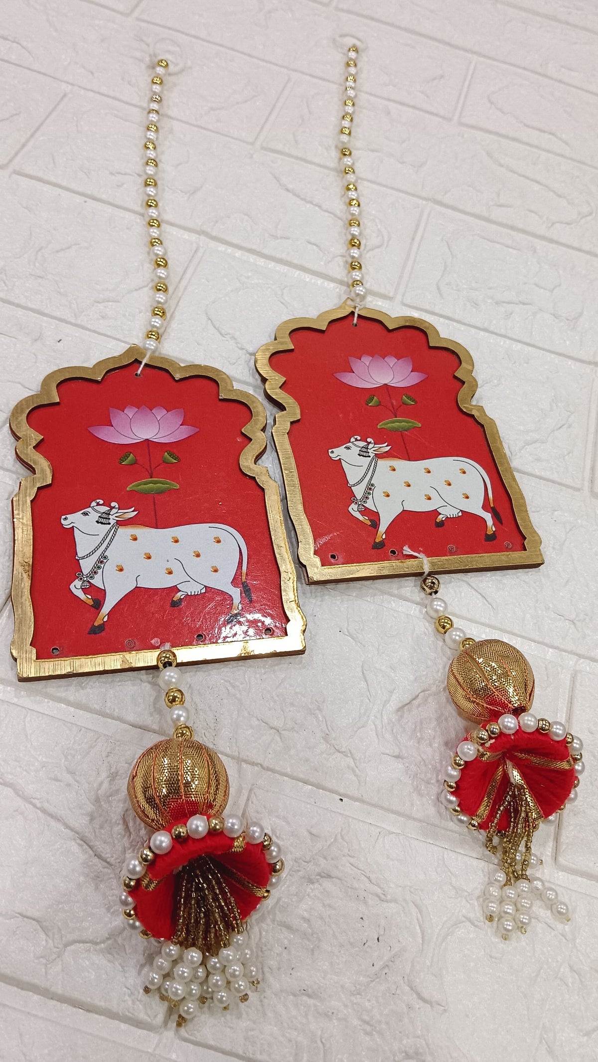 Nutts Handmade Decorative Hanging for Beautiful Wall Decoration Hanging for Decorations Pack of 2 (Small117)
