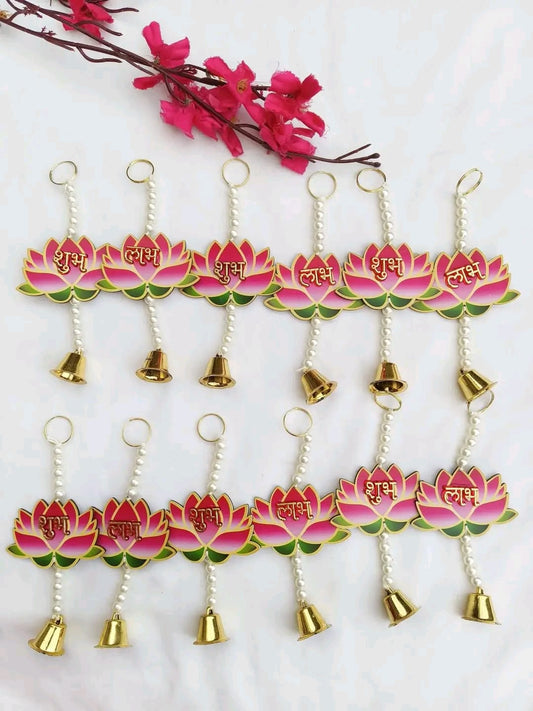 Nutts Lotus Hanging Decor Ideal For Aesthetic Wall Theme Enhances Interior Styling With Modern Lotus Design Perfect For Trendy Home Decor