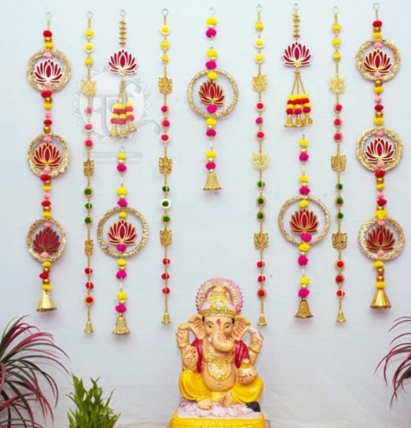 Nutts Lotus Wall Hanging Premium Decorative Piece For Modern Home Decor Suitable For Living Room Bedroom And Pooja Space