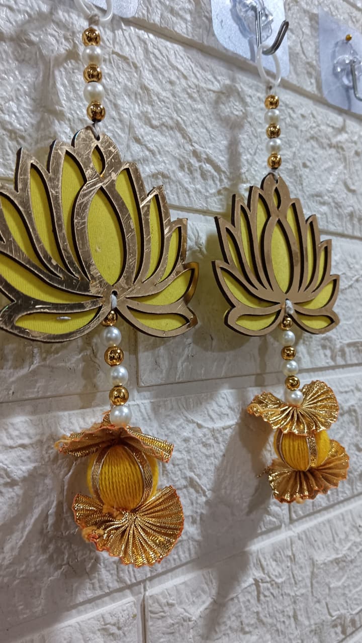 Nutts Lotus Wall Hanging Premium Spiritual Home Decor For Living Room And Mandir