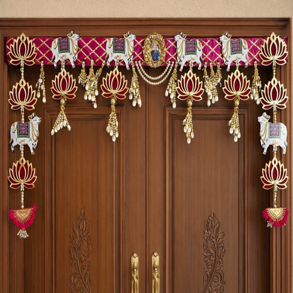 Nutts Traditional Ethnic Bandhanwar for Festive and Cultural Home Décor