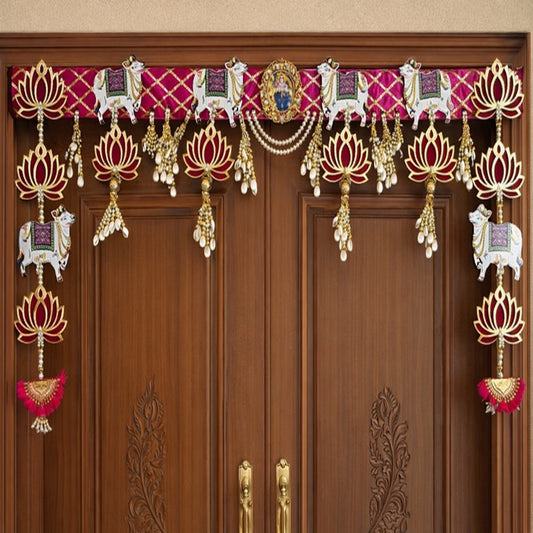Nutts Traditional Ethnic Bandhanwar for Festive and Cultural Home Décor