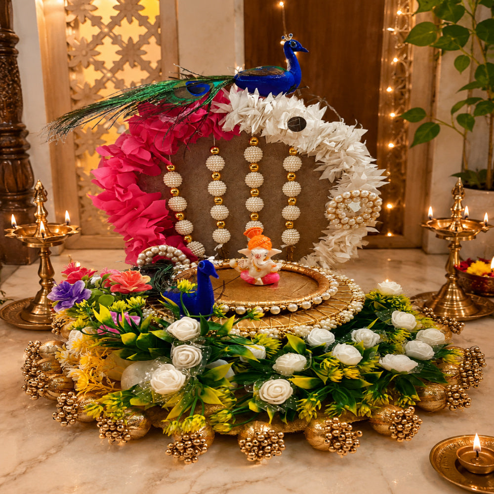 Handmade Lord Singhasan for God | Decorative Singhasan for Festival & Pooja Singhasan02