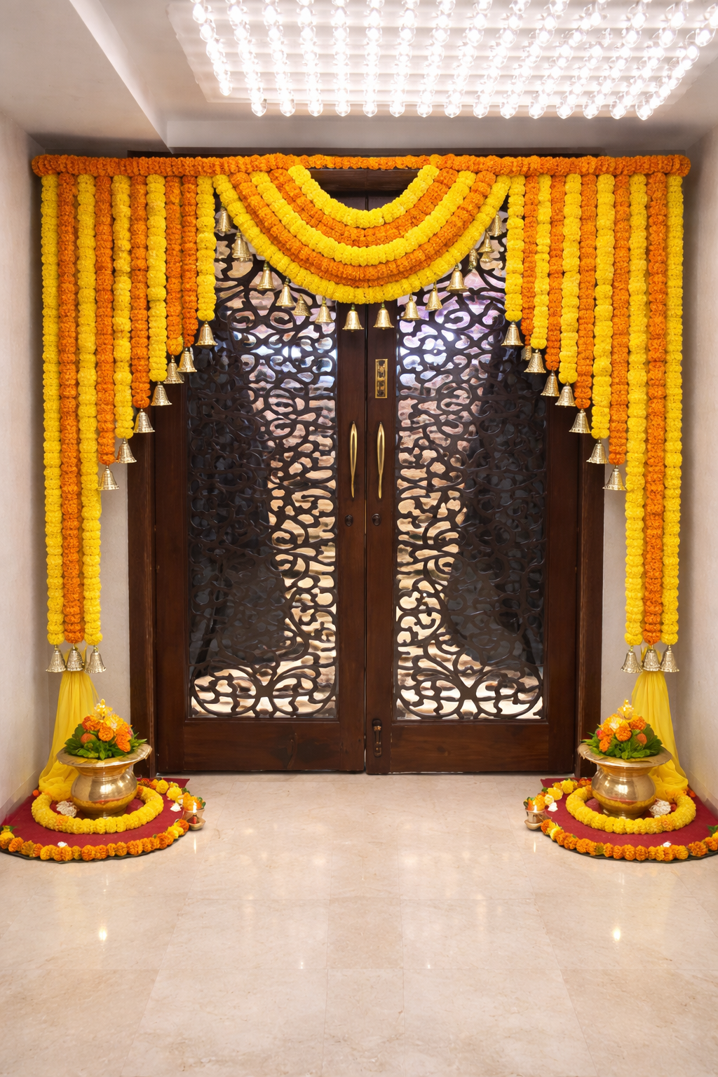 Nutts Ethnic Bandhanwar Toran for Door Entrance and Home Decoration