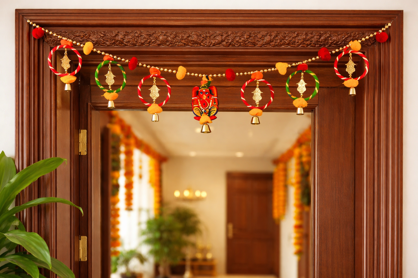 Nutts Ethnic Bandhanwar Door Decor for Indian Festivals
