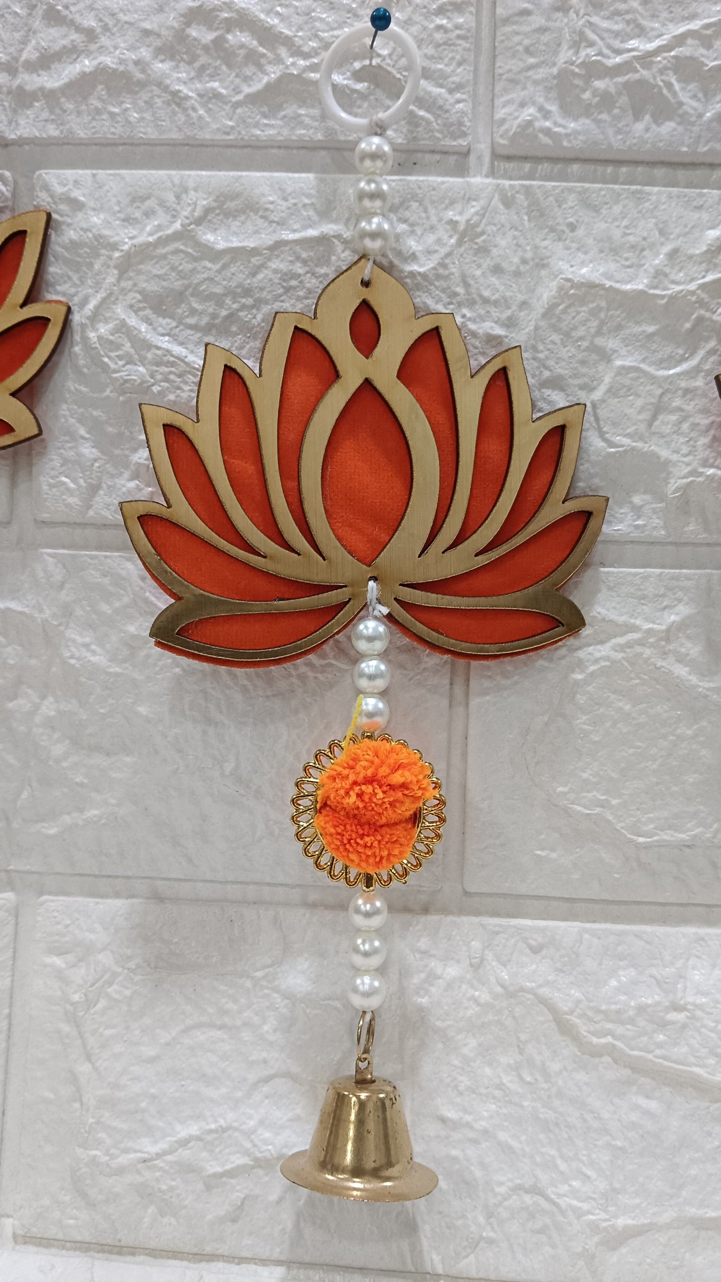 Nutts Lotus Wall Hanging Elegant Decorative Accent For Bedroom And Hallway Decor