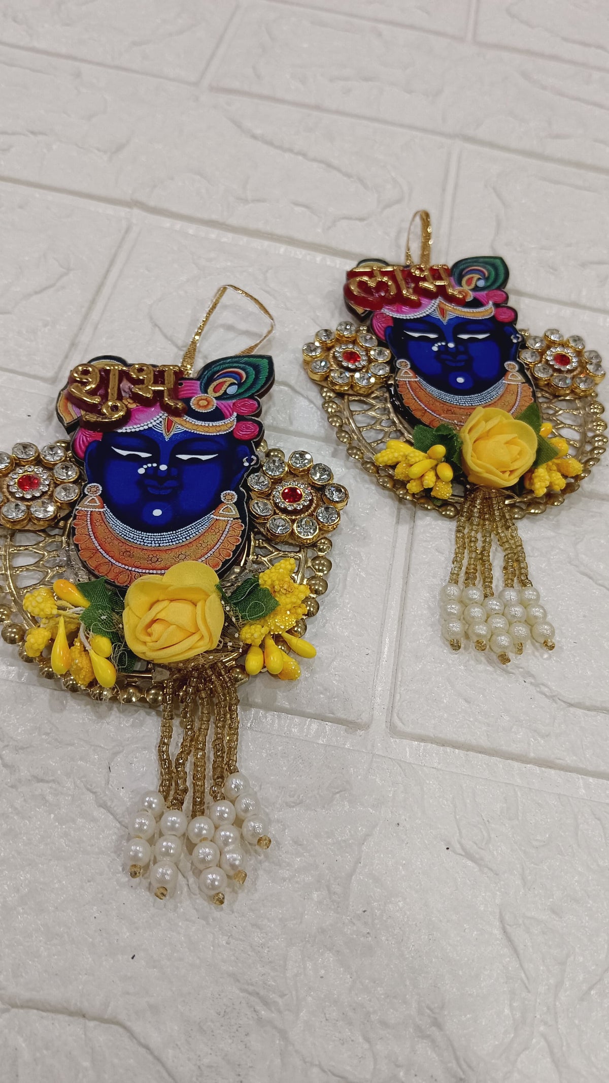 Shubh labh Small hangings for Door | Gifting For Home Decor Hanging  ( Pack of 2) (SMALL119)