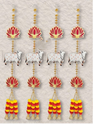 Nutts Lotus Hanging Elegant Decorative Piece For Modern Interiors Suitable For Living Room Bedroom And Office Wall Decor