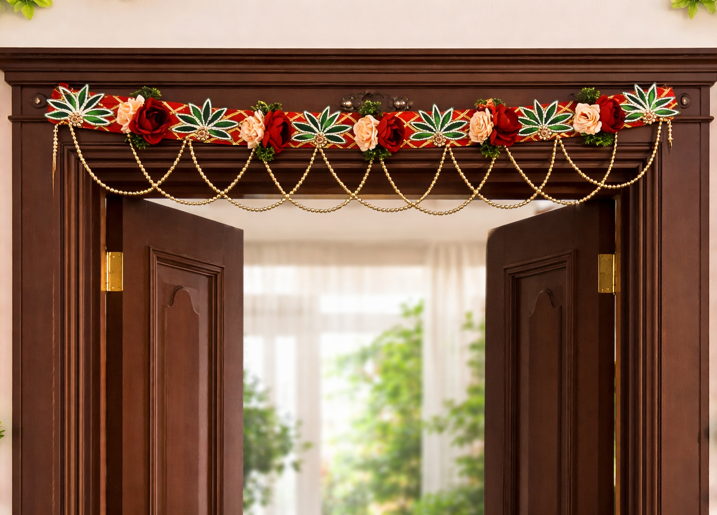Nutts Traditional Bandhanwar Toran for Festive Entrance Decoration