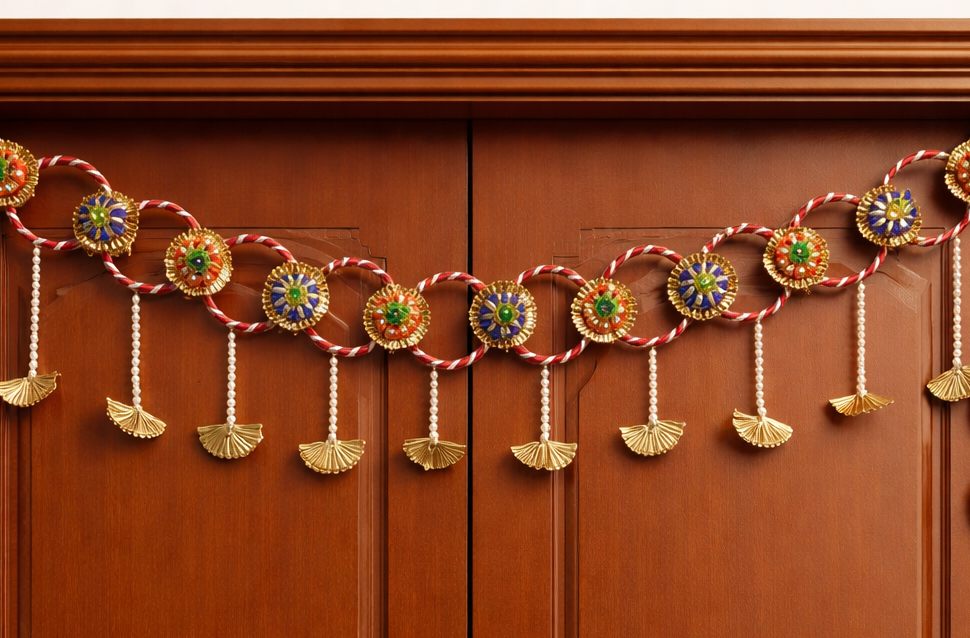 Nutts Floral Bandhanwar Toran for Festive Home Decoration