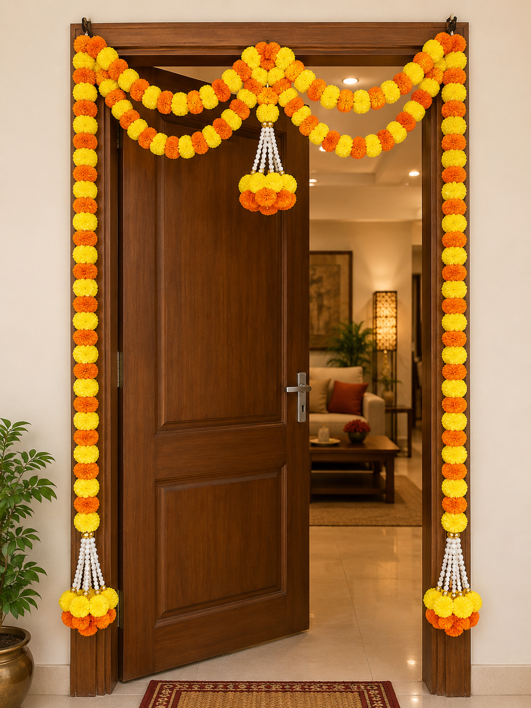 Nutts Decorative Indian Bandhanwar Toran for Door and Wall Decor
