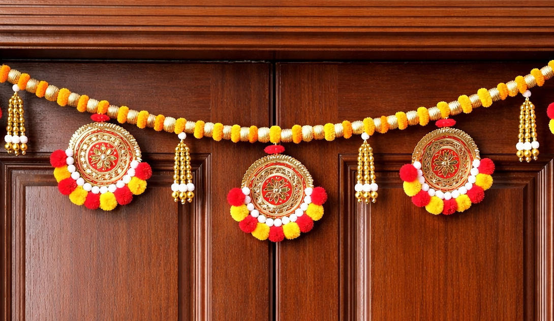 Nutts Decorative Indian Bandhanwar Toran for Festive Decoration