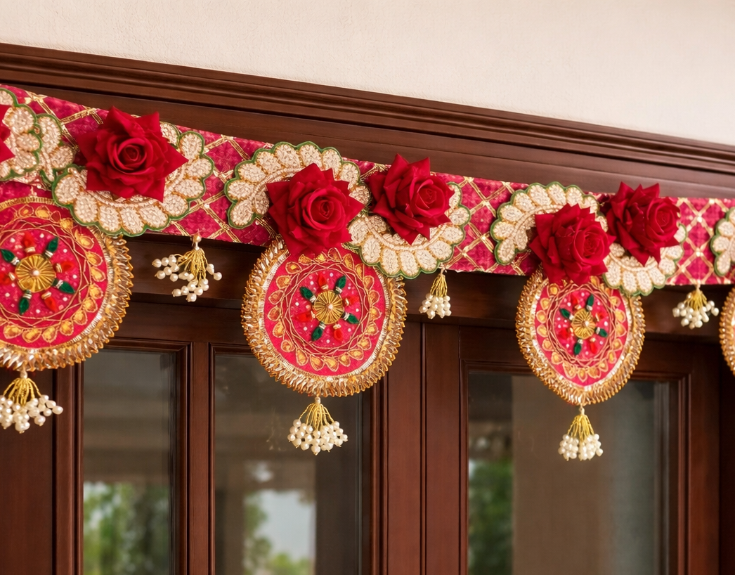 Nutts Ethnic Door Decor Bandhanwar for Festive Styling