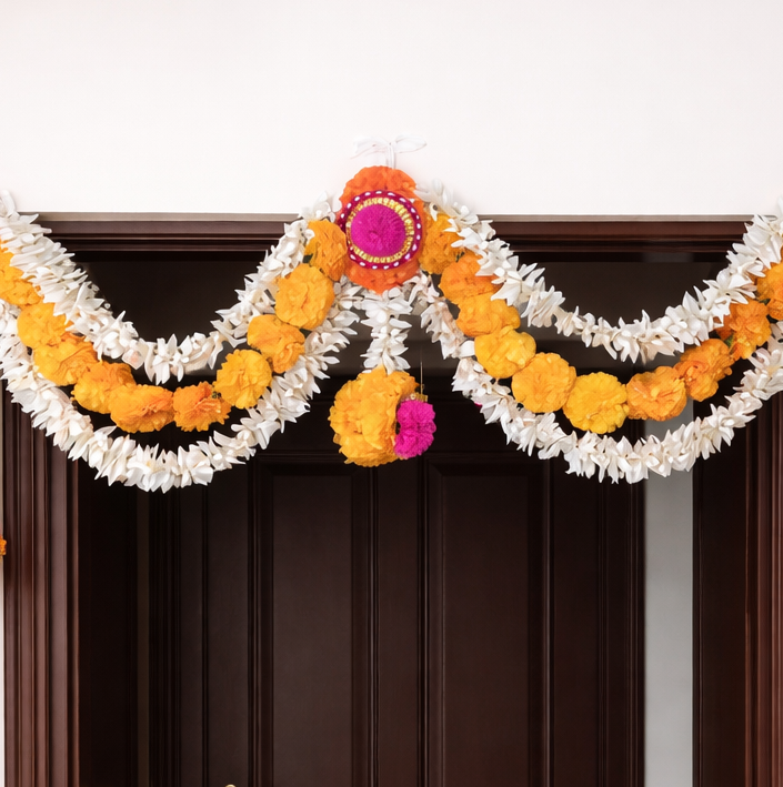 Nutts Traditional Bandhanwar Toran for Door Entrance Home Decoration