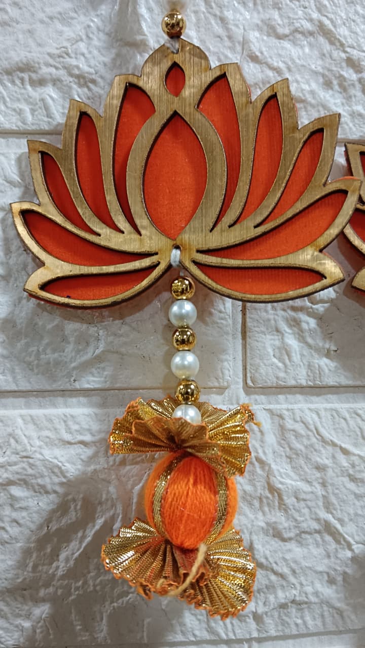 Nutts Lotus Art Hanging Stylish Wall Decor For Elegant Interiors Perfect For Living Room Bedroom And Office