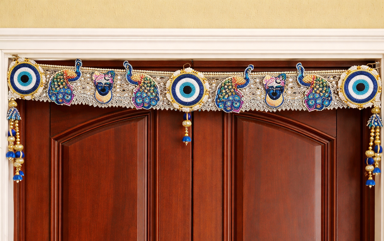 Nutts Traditional Bandhanwar for Pooja Room Door Decor