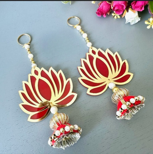 Nutts Lotus Hanging Premium Decorative Wall Accent For Modern Home Interiors