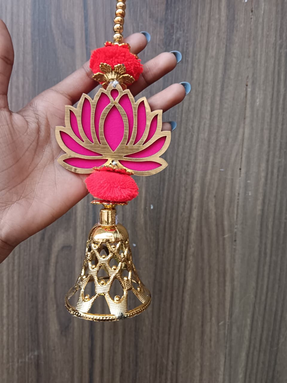 Nutts Lotus Hanging Perfect For Divine Interior Decor Adds Spiritual Touch Ideal For Pooja Room And Living Room