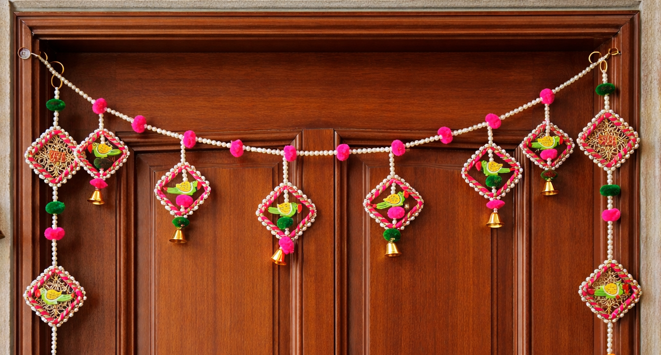 Nutts Indian Style Bandhanwar Toran for Home Decoration