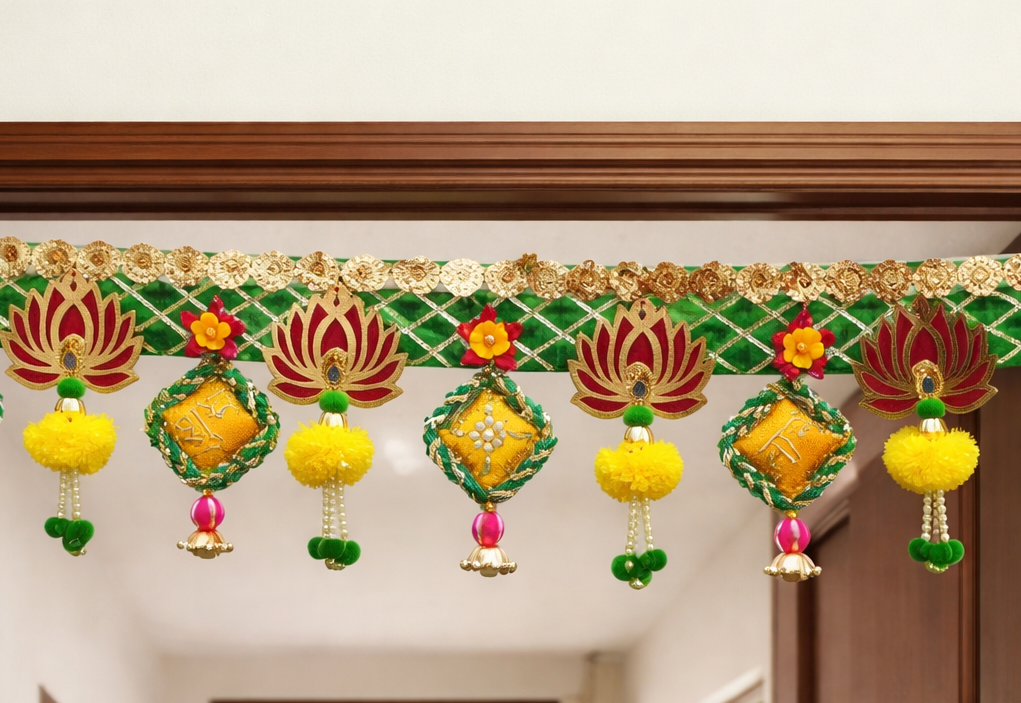 Nutts Traditional Bandhanwar Door Hanging for Festive Home Decor
