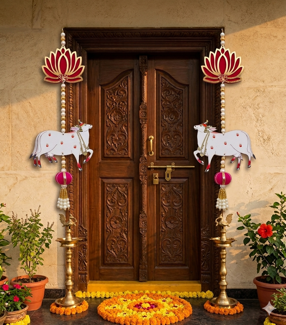 Nutts Lotus Wall Hanging Premium Decor Piece Enhances Interior With Spiritual Theme Ideal For Living Room Bedroom And Pooja Space