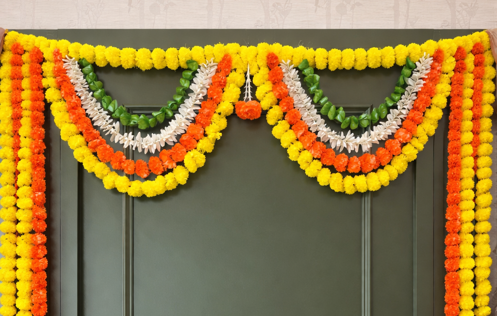 Nutts Ethnic Indian Bandhanwar Toran for Festive Home Decor