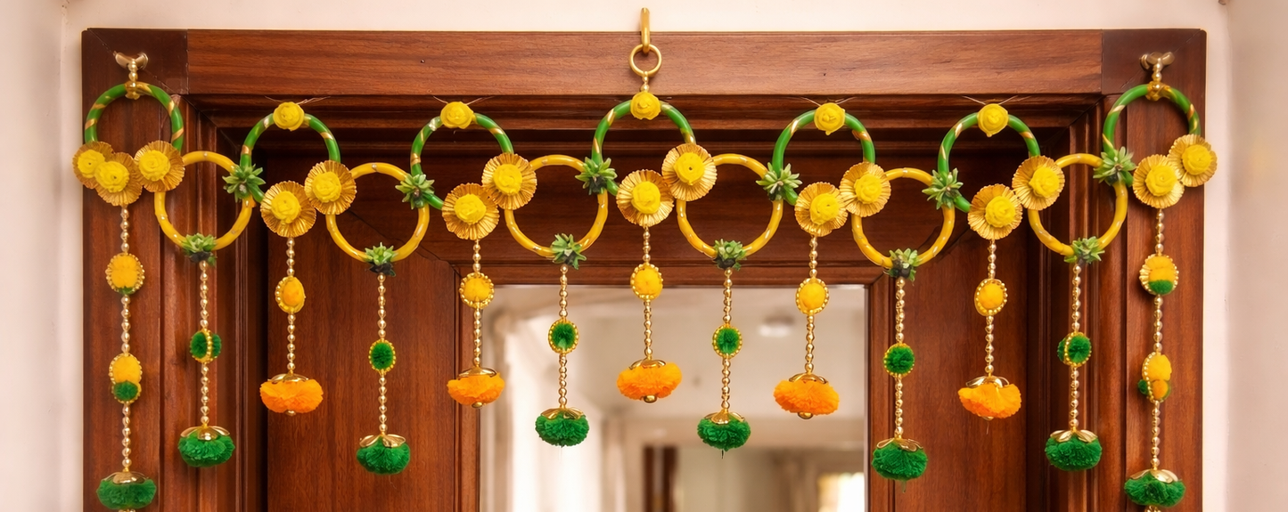 Nutts Handmade Bandhanwar Toran Door Hanging for Home Decor