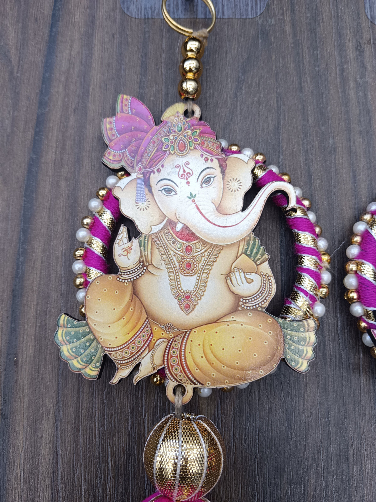 Nutts Handcrafted Wall Hanging Gift for Home Office Bedroom Decoration Festive Home Pooja Hanging Decorations Pack of 2 (Small126)