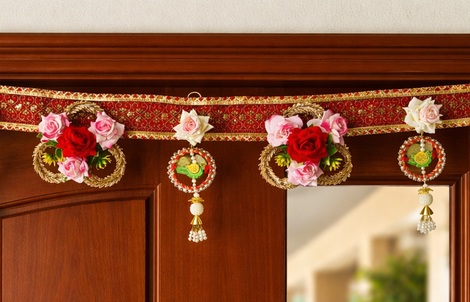 Nutts Classic Indian Bandhanwar Toran for Door and Wall Decoration
