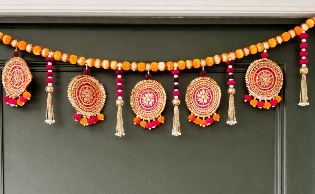 Nutts Traditional Festive Bandhanwar for Door Decoration
