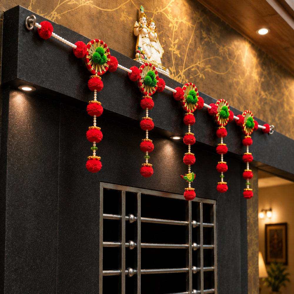 Nutts Decorative Bandhanwar Door Hanging for Festive and Spiritual Spaces