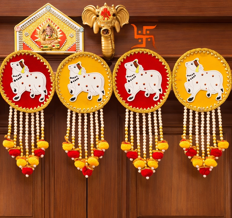 Nutts Handmade  Ethnic Bandhanwar For Home Decor