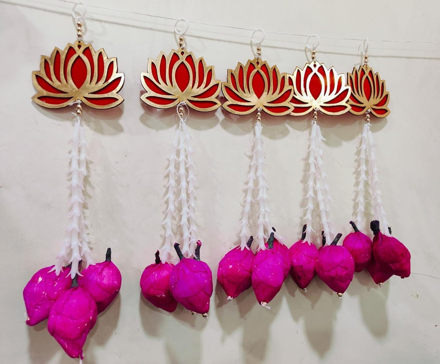 Nutts Lotus Wall Hanging Artistic Decorative Piece For Home Decor Enhances Interior Walls With Unique Lotus Design Perfect For Modern And Traditional Homes