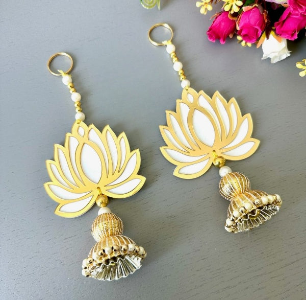 Nutts Lotus Wall Hanging Festive And Daily Home Decor For Pooja Room Use