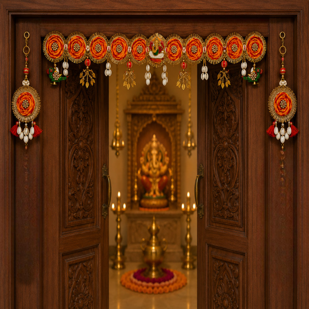 Nutts Ethnic Bandhanwar Hanging for Home Entrance Decor