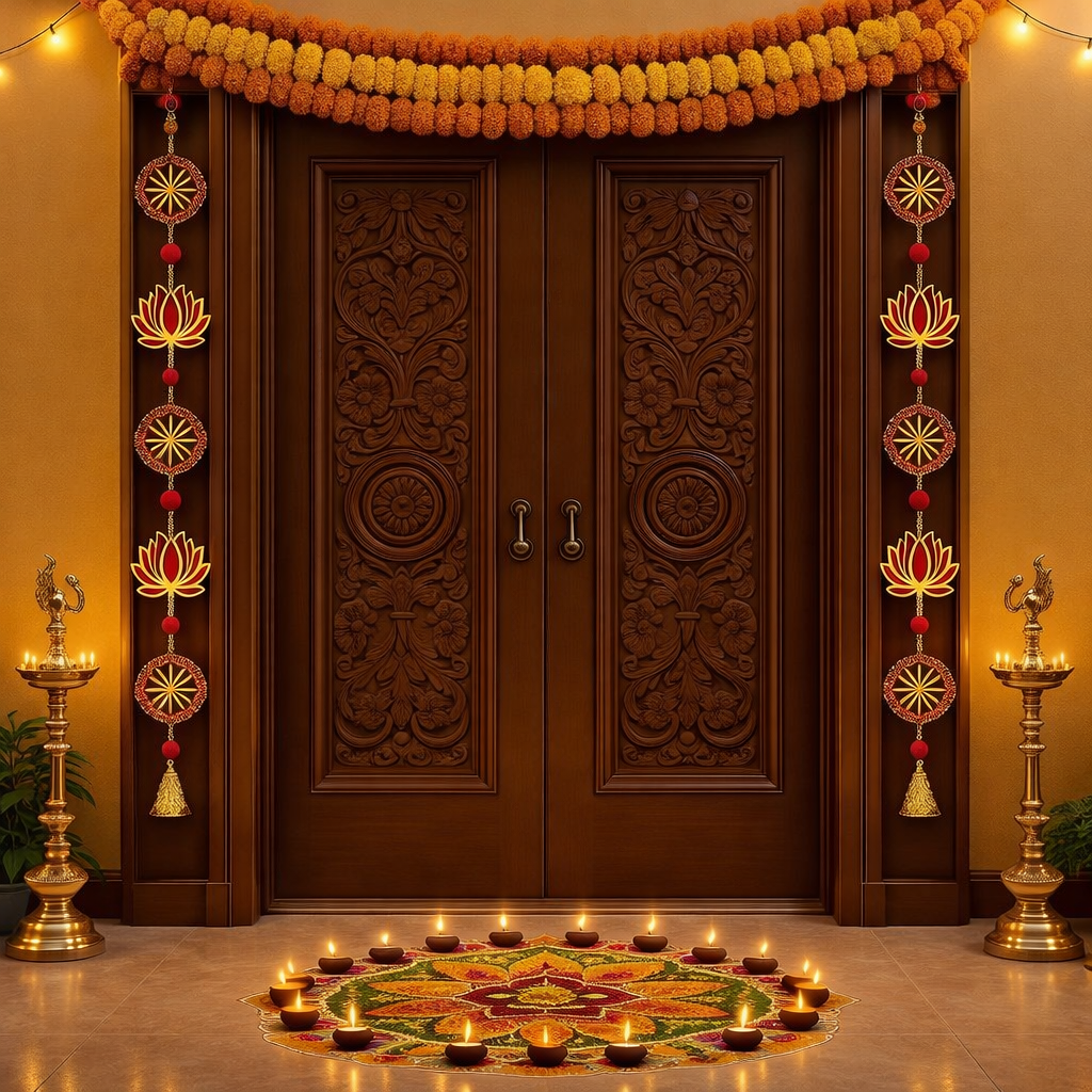 Nutts Lotus Wall Hanging Perfect For Bedroom Decor Adds Charm And Sophisticated Look