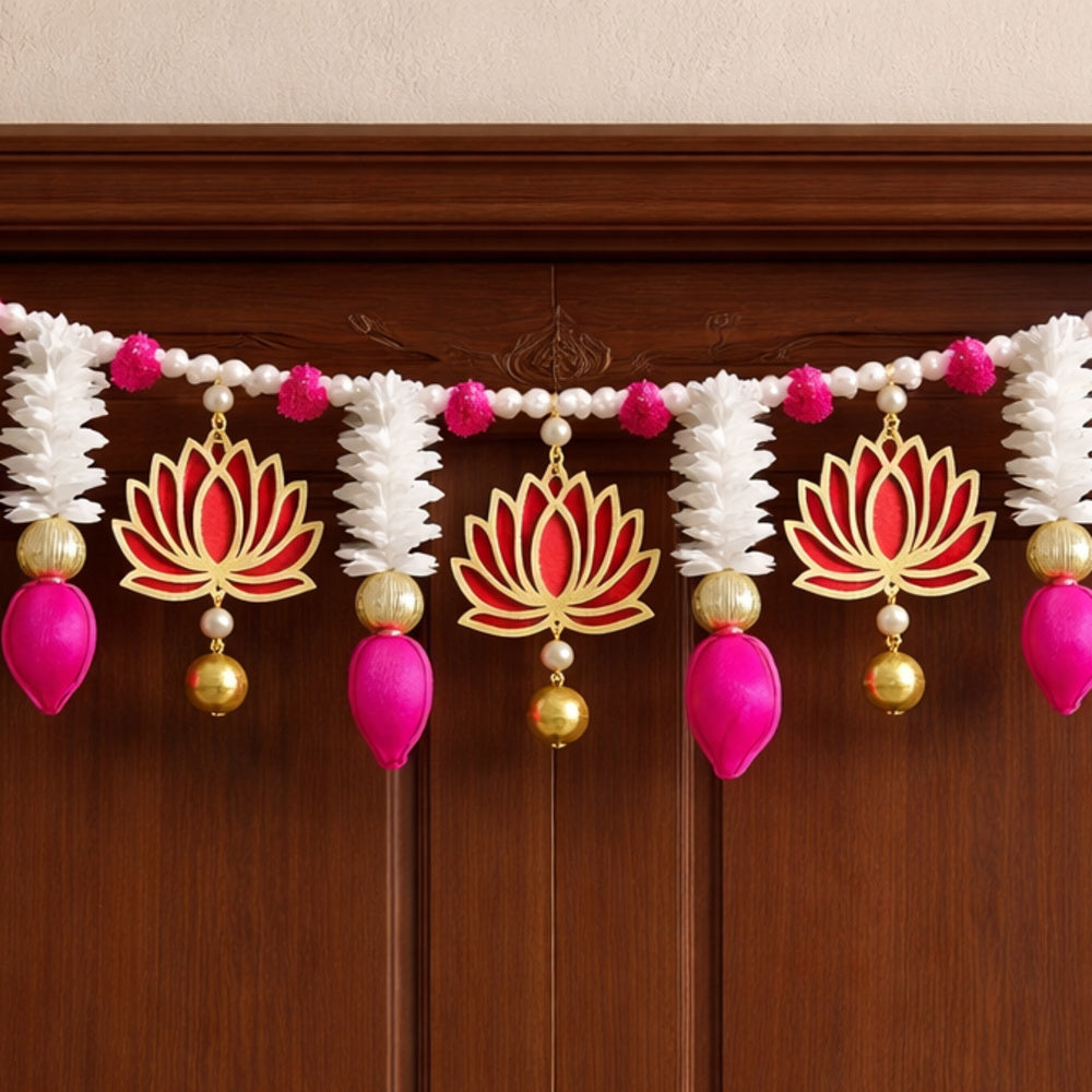 Nutts Handmade Floral Toran Bandhanwar Decor